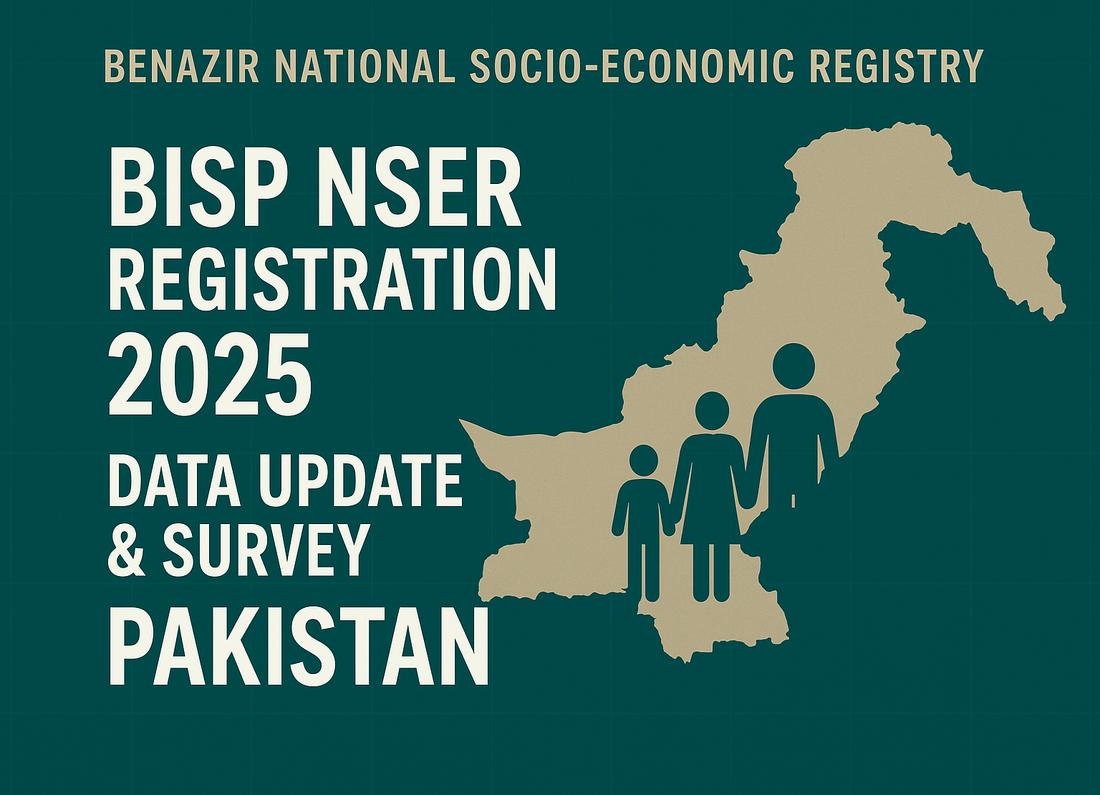 📊 Benazir National Socio-Economic Registry (NSER) – BISP Pakistan 2026