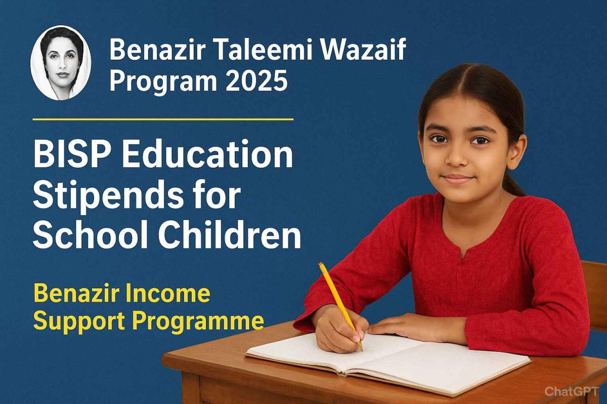 🎓 Benazir Taleemi Wazaif Program 2026 – Promoting Education Through Financial Support