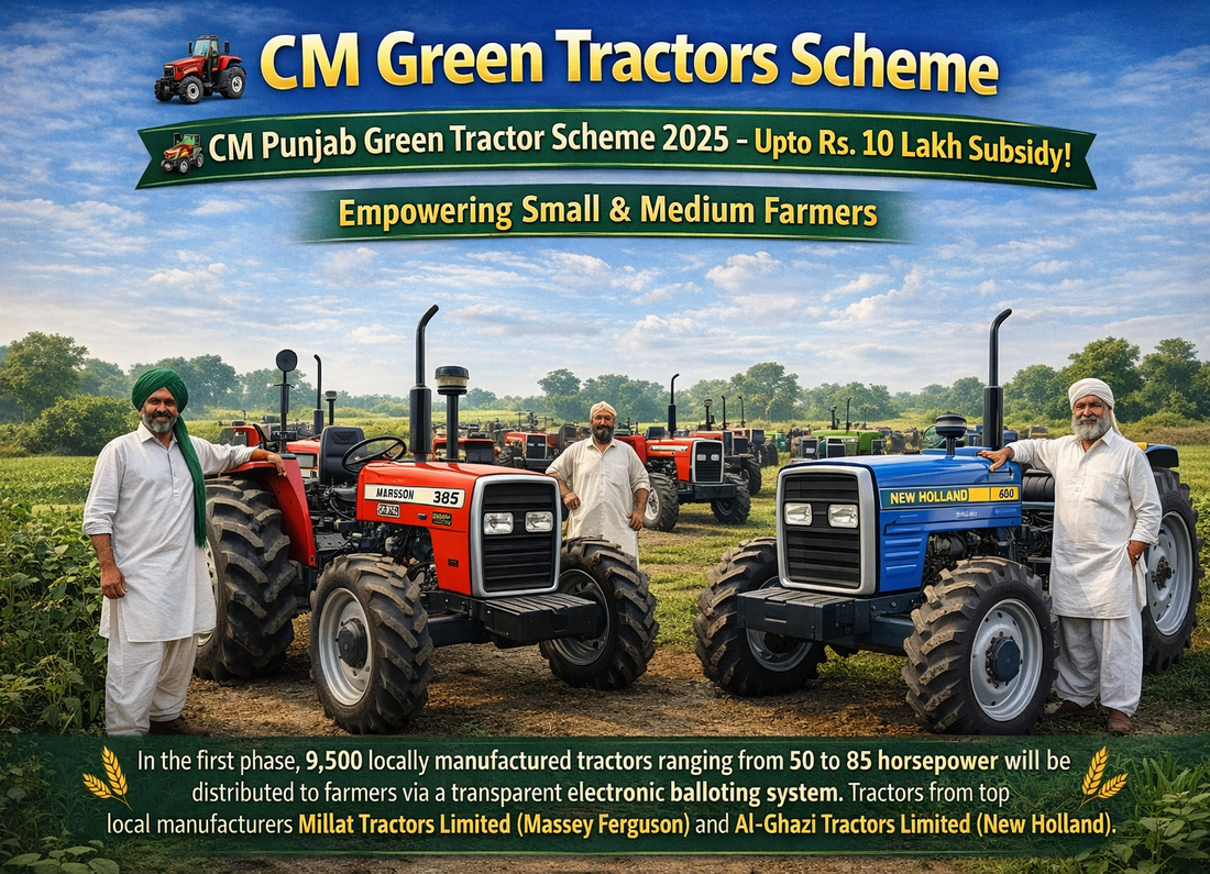 CM Punjab Green Tractor Scheme Phase 4: Subsidy & Registration