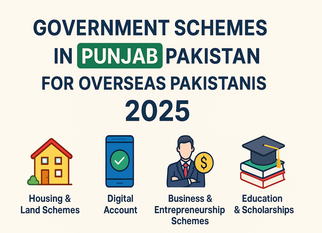 Government Schemes in Punjab Pakistan for Overseas Pakistanis 2025